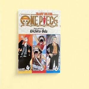One Piece East Blue Volumes 4-6 by Eiichiro Oda - Colorful Paperback Set